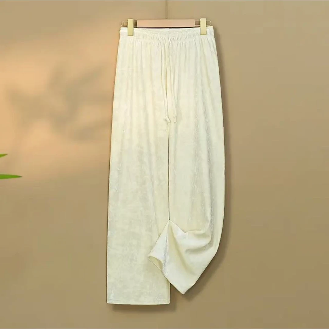 6021【辰韵】多色丝绒长裤子