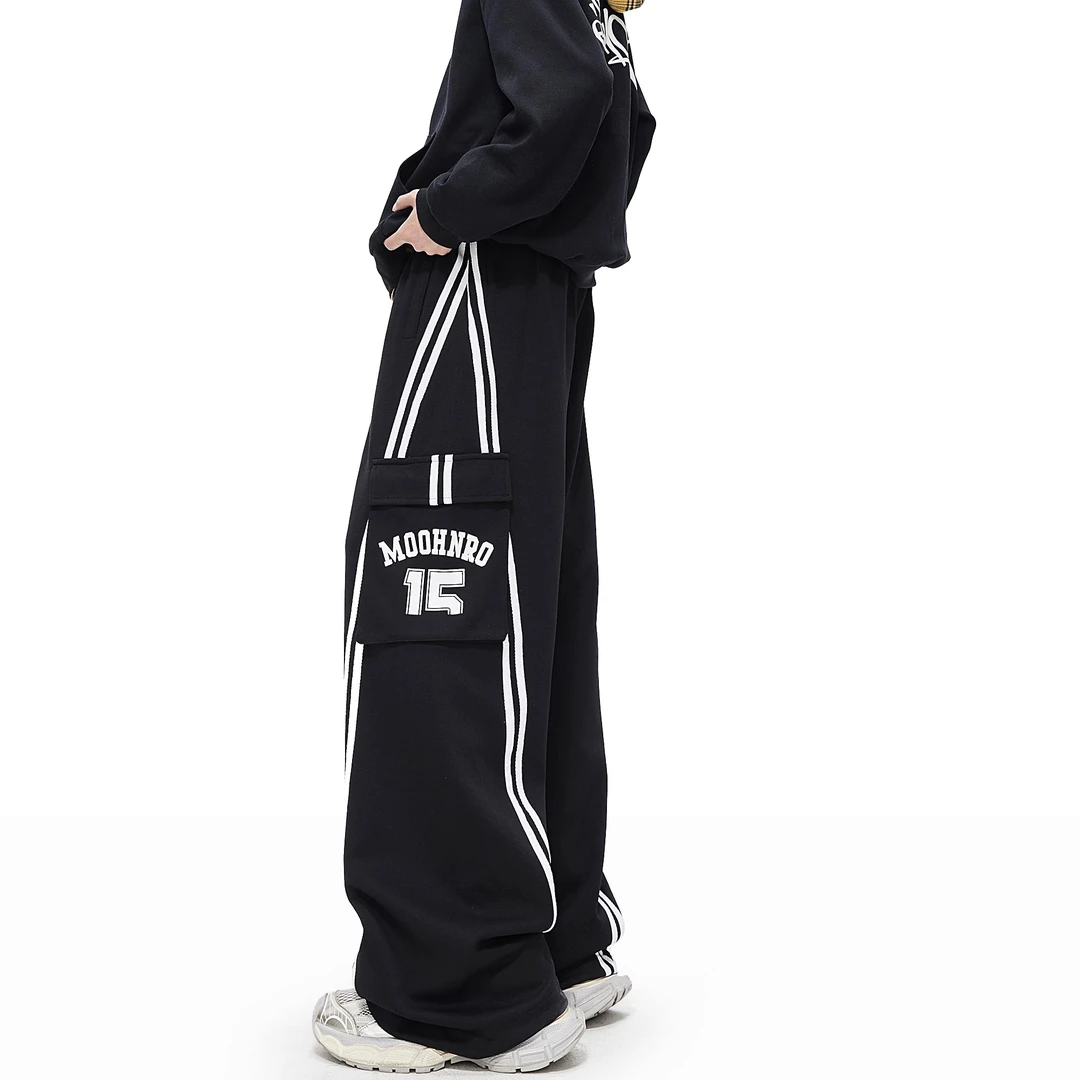 【球鞋派专属】工装裤男2024秋冬季美式大口袋运动裤加绒加厚休闲裤