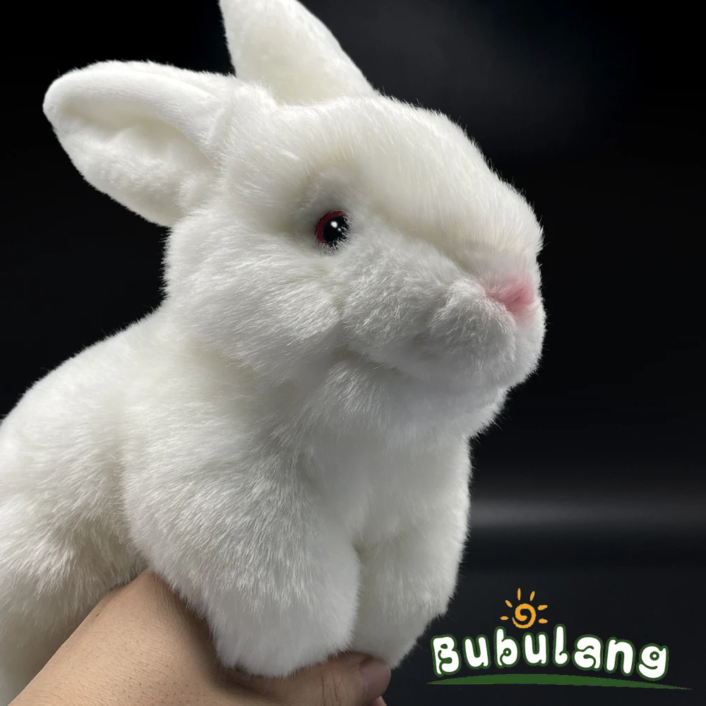 原创仿真系列公仔白兔子玩偶仿真小白兔毛绒玩具