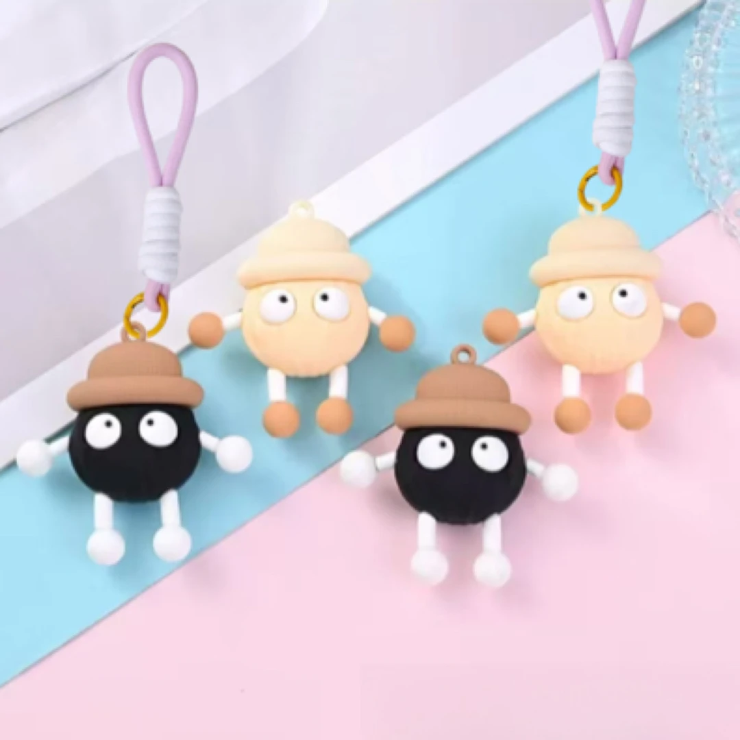 抱抱娃手机链钥匙扣反光镜挂饰包挂水杯挂绳