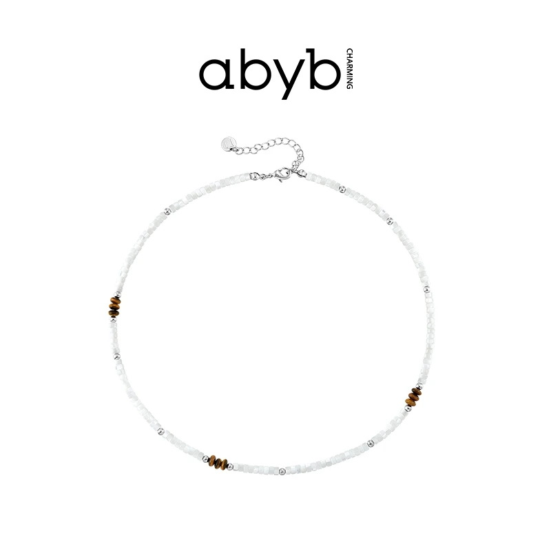 ABYBCHARMING 铜合金合成锆石项链  四重奏项链气质时尚百搭