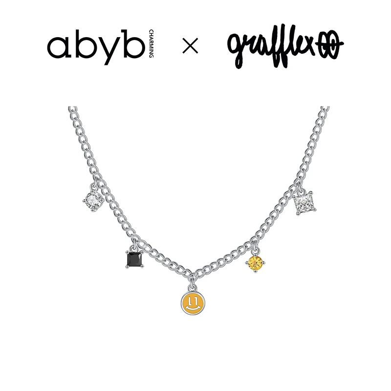 ABYBCHARMING 铜合金项链 慢游项链轻奢坠链锁骨链小众素款ins