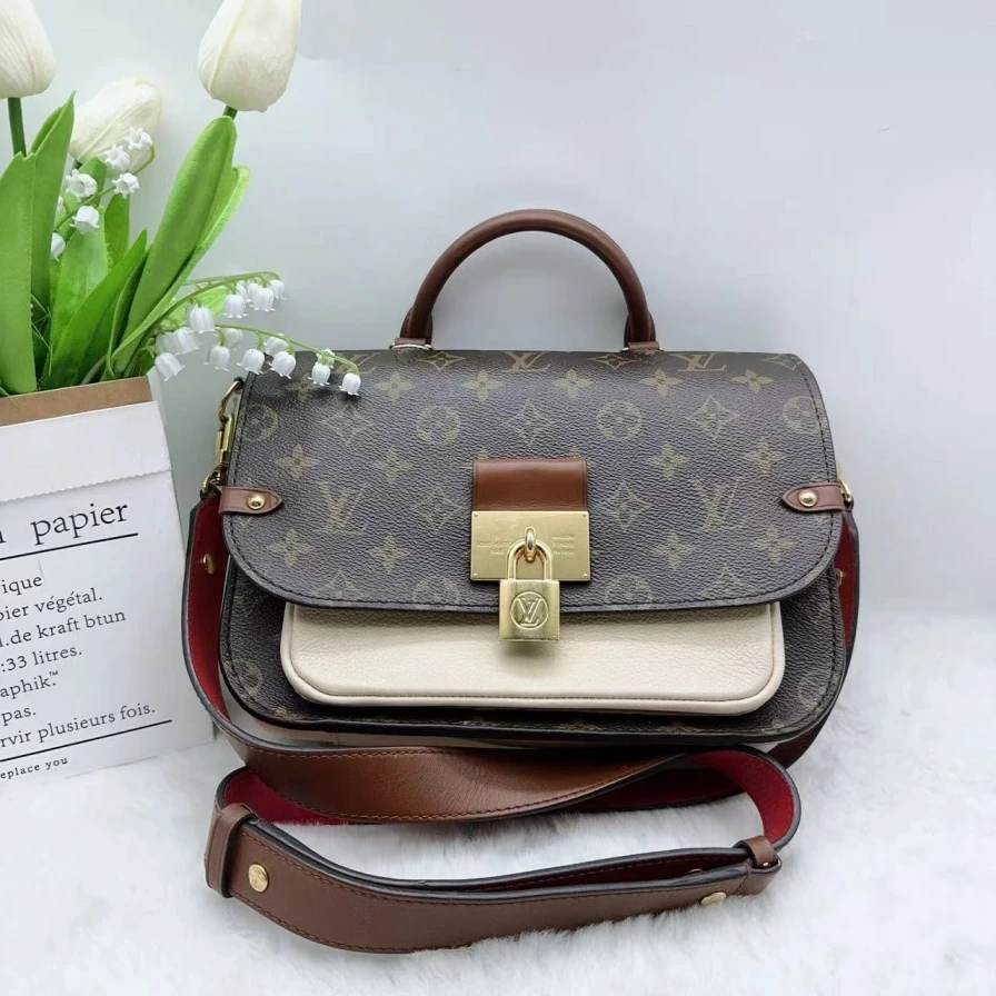 95新 LouisVuitton/路易威登    老花锁头包 936 4330