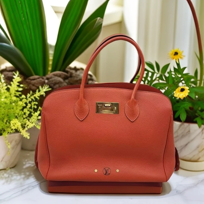 95新 LouisVuitton/路易威登   橙色milla手提包 1032 0210