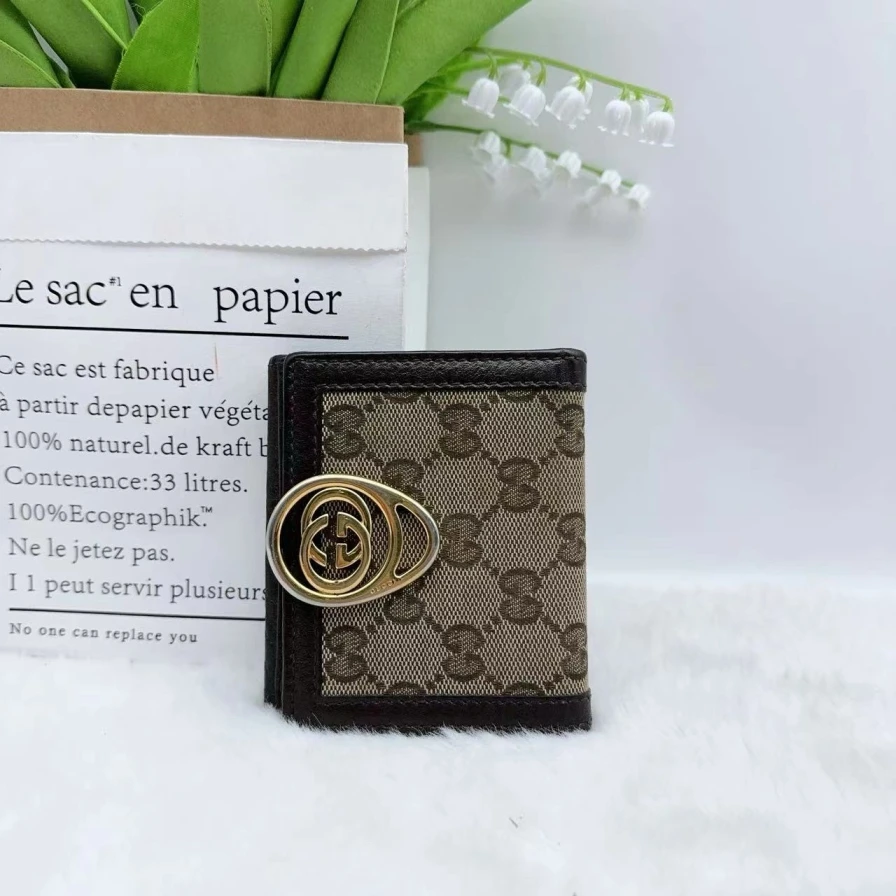 95新 GUCCI/古驰  老花钱包 897 5919