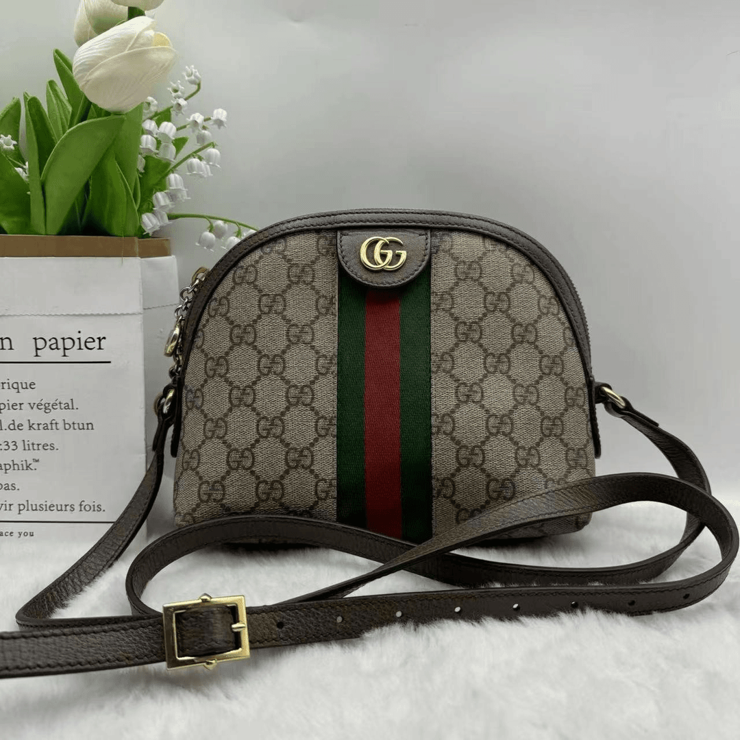 95新 GUCCI/古驰  Ophidia系列贝壳 744 2616