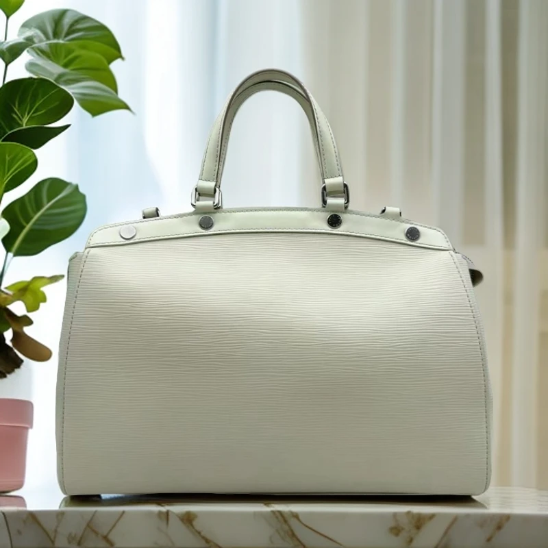 95新 LouisVuitton/路易威登  白色水波纹医生包  881 3579