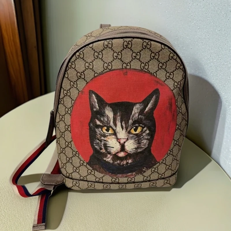95新 GUCCI/古驰   小猫双肩背包 919 3437
