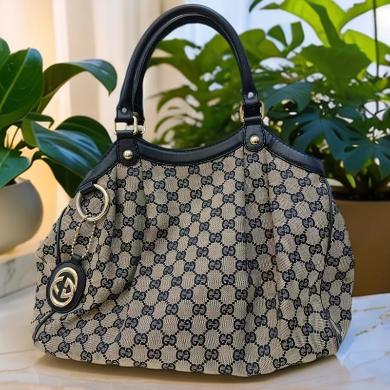 95新 GUCCI/古驰  老花单肩包 1052 6224