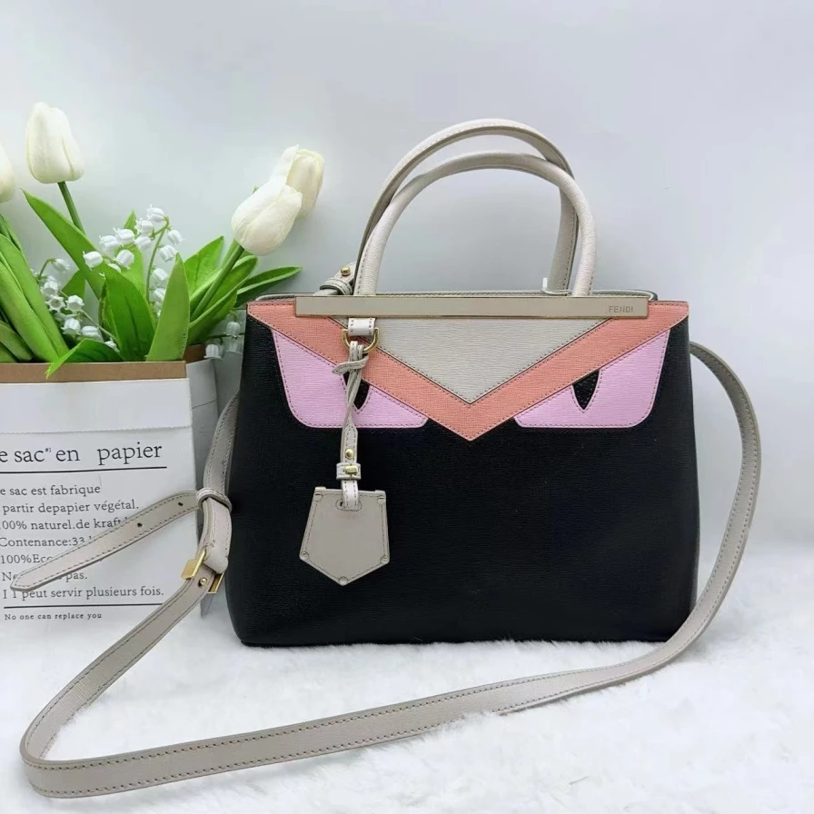 95新 FENDI/芬迪 小怪兽手提包 895 0965
