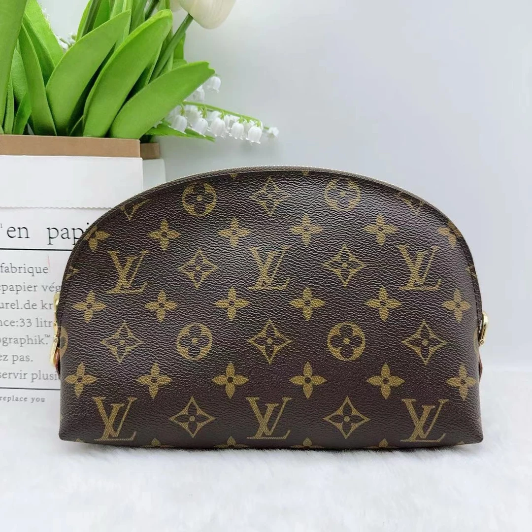 95新 LouisVuitton/路易威登  老花化妆包 863 5530