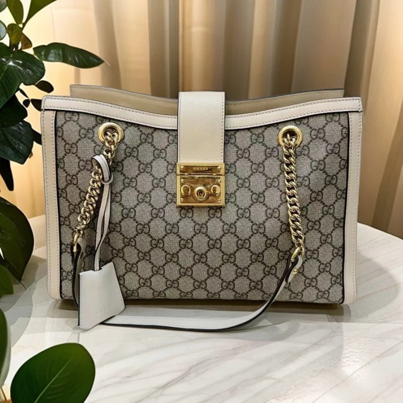 95新 GUCCI/古驰  Padlock系列链条包 909 4213