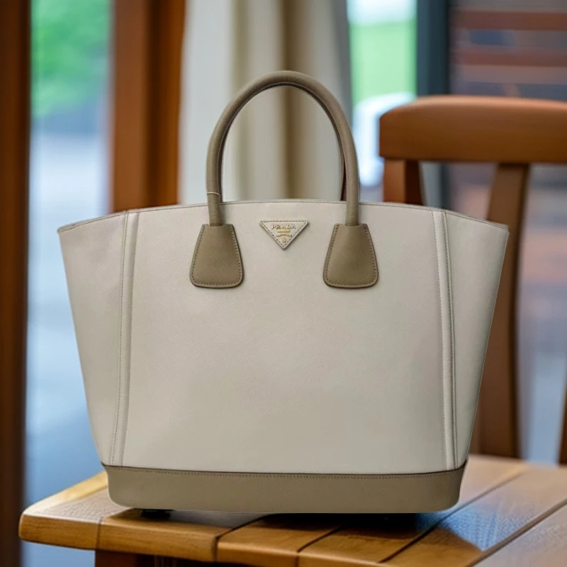 95新 Prada/普拉达  拼色手提包 919 3575