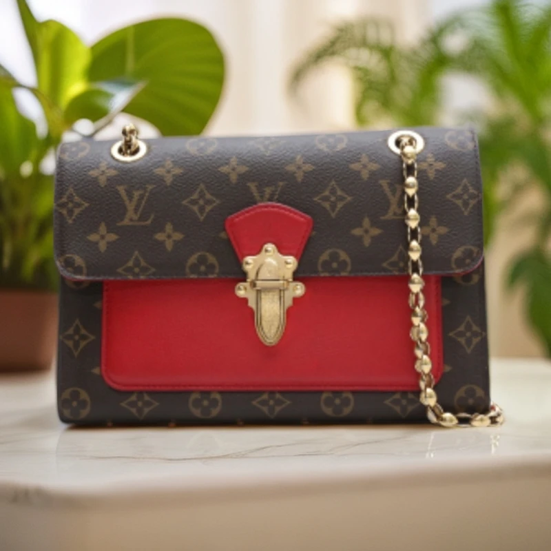 95新 LouisVuitton/路易威登  老花维多利亚 1046 6445