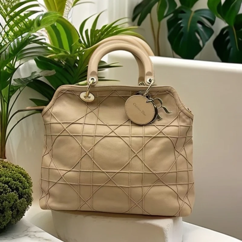 95新 DIOR/迪奥 米色手提包 1052 5841