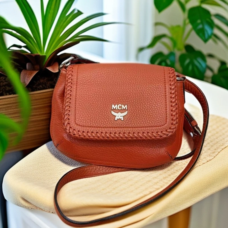 95新 MCM  橙色单肩包 948 5193