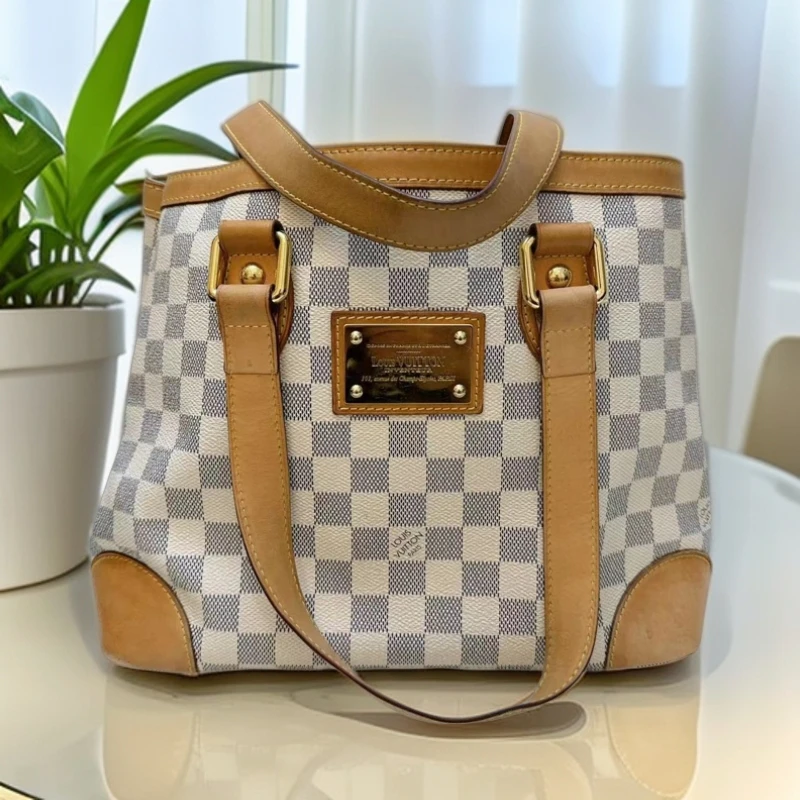 95新 LouisVuitton/路易威登  白棋盘格单肩包  909 2423