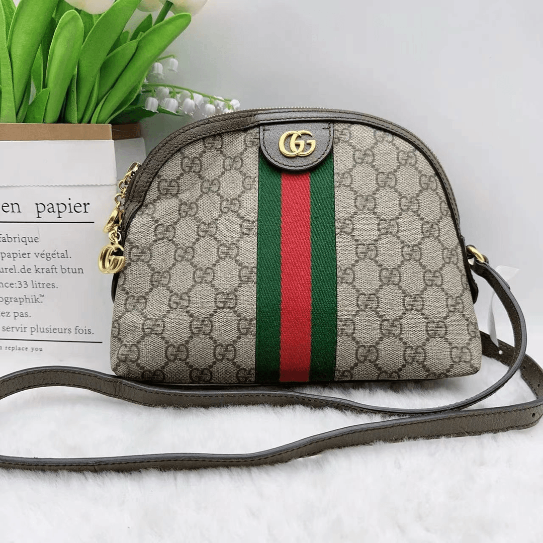 95新 GUCCI/古驰  老花贝壳 863 1886