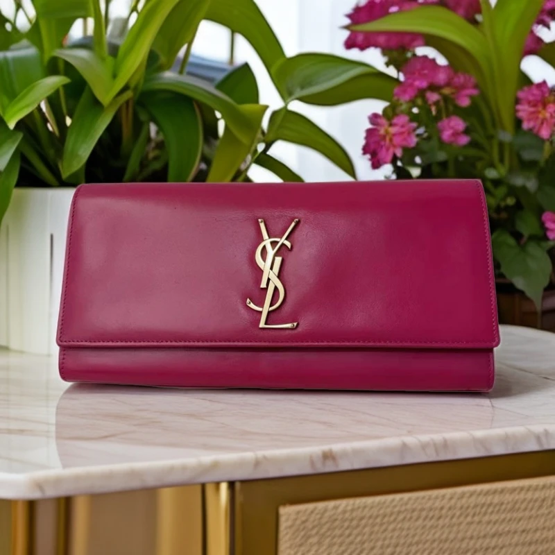 95新 YSL/圣罗兰  红色手包包  919 9711