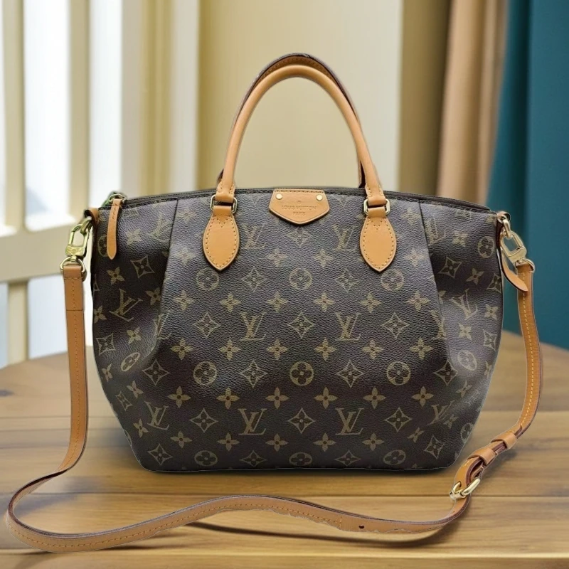95新 LouisVuitton/路易威登  老花饺子包 907 8108