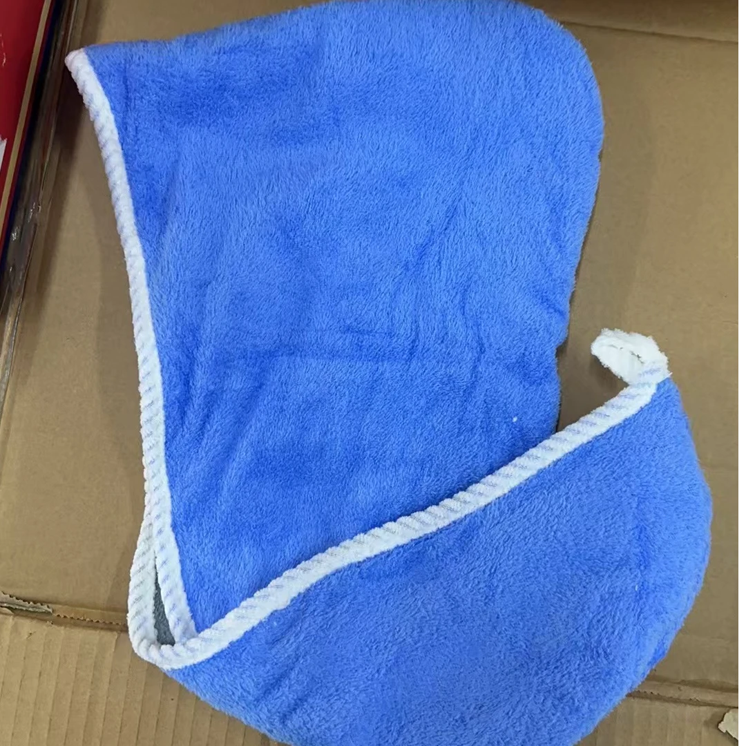 4914 WW 通用加厚吸水长发干发帽（混）