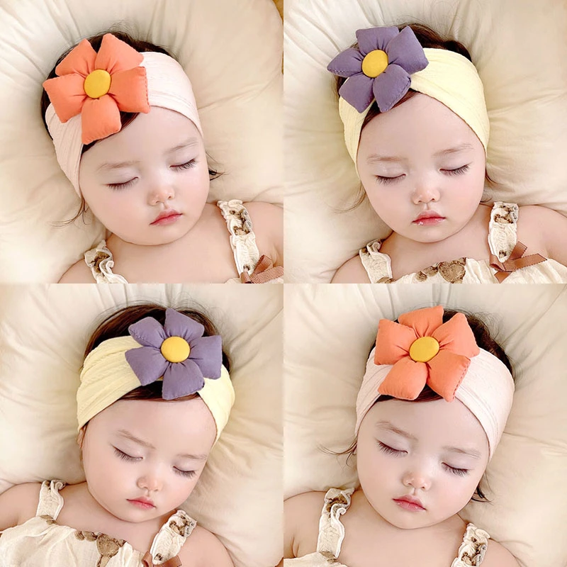 新款韩国时尚婴儿发带女宝宝花朵造型ins网红发饰头饰婴幼儿头箍