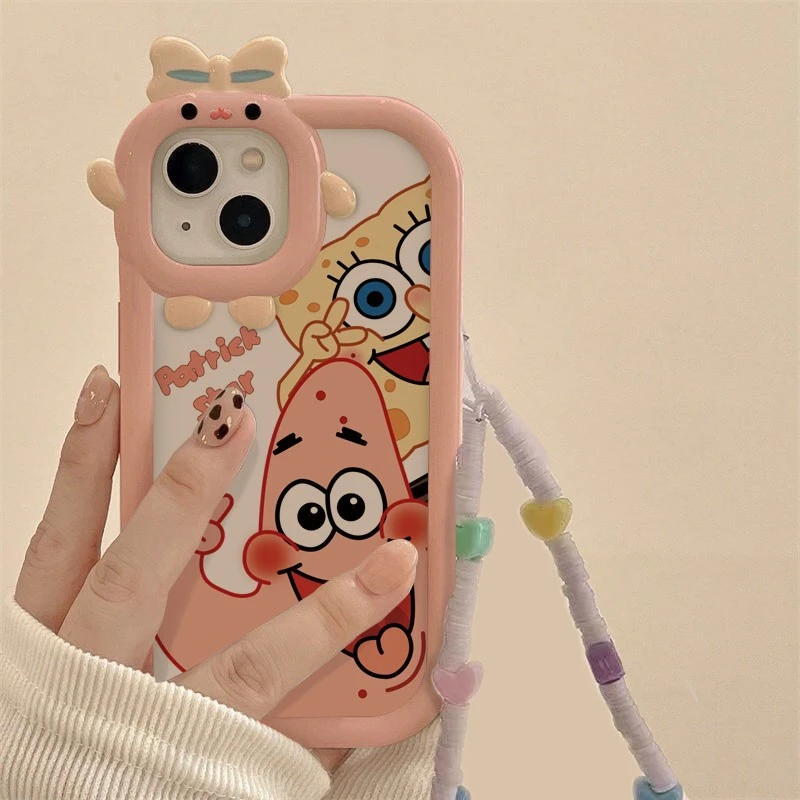 剪刀手派大星防摔怪兽苹果/oppo/vivo/华为/小米手机壳可爱软卡通