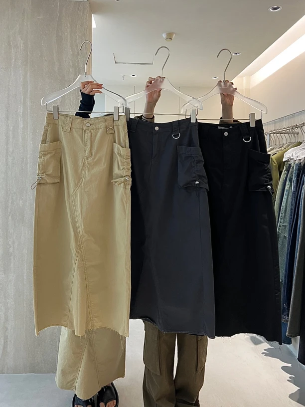 笑笑 品质韩风工装半裙67329（清，原139）