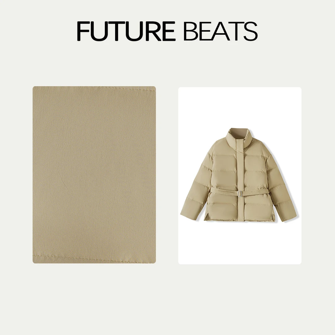 FUTURE BEATS韩系系带收腰显瘦修身高智感羽绒羽绒服女YPE00308