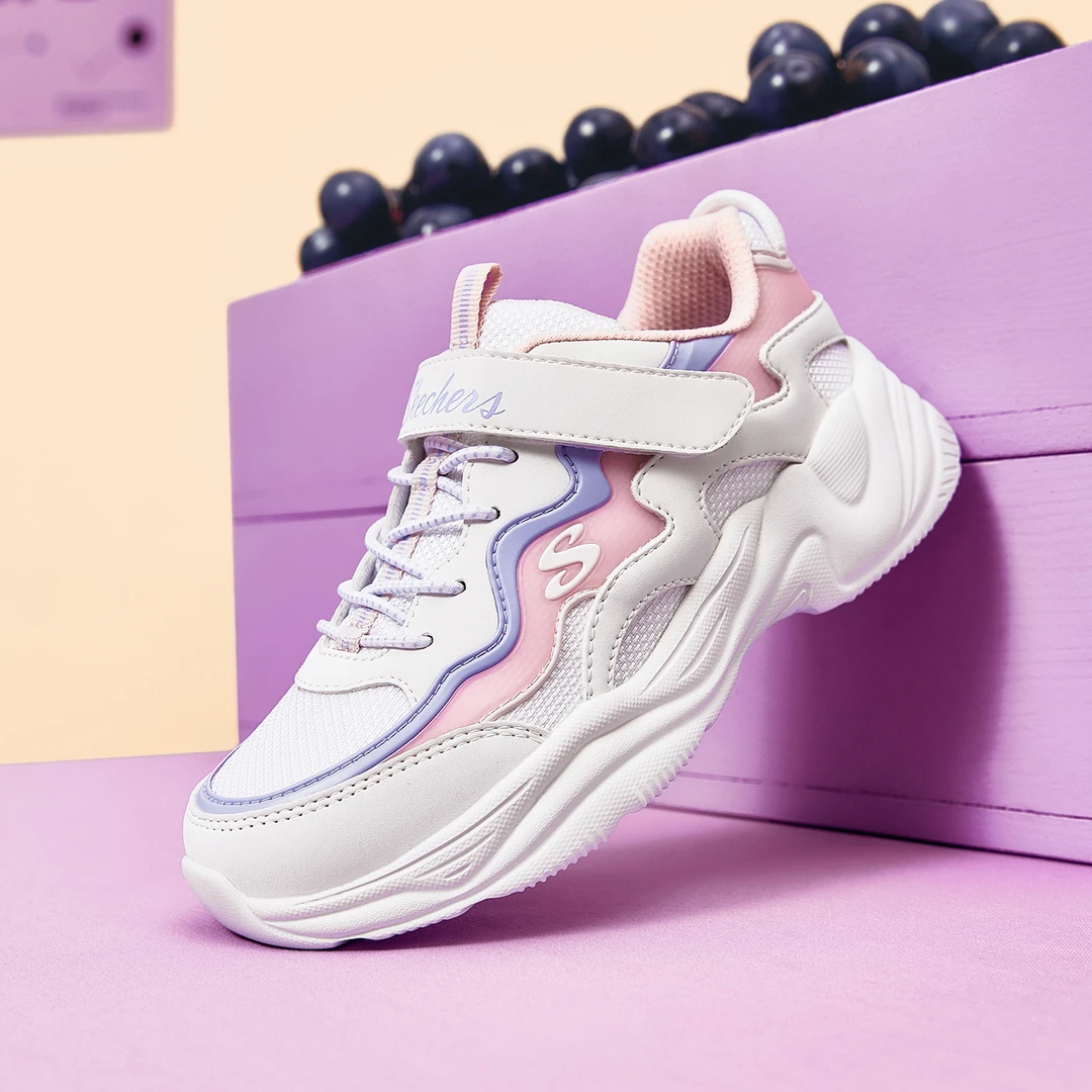 【熊熊家族】斯凯奇儿童官方秋冬季跑步运动鞋老爹鞋303909L