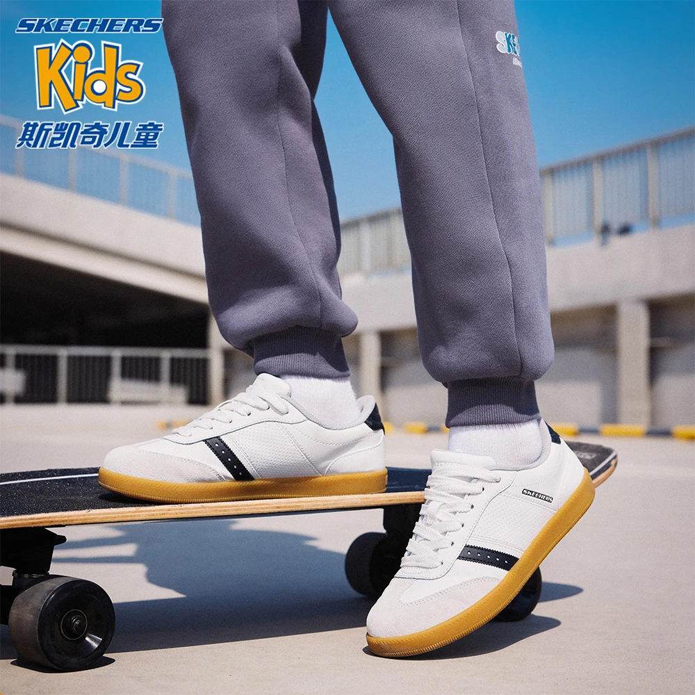 【德训】斯凯奇儿童德训鞋复古男童潮流百搭时尚低帮休闲板鞋