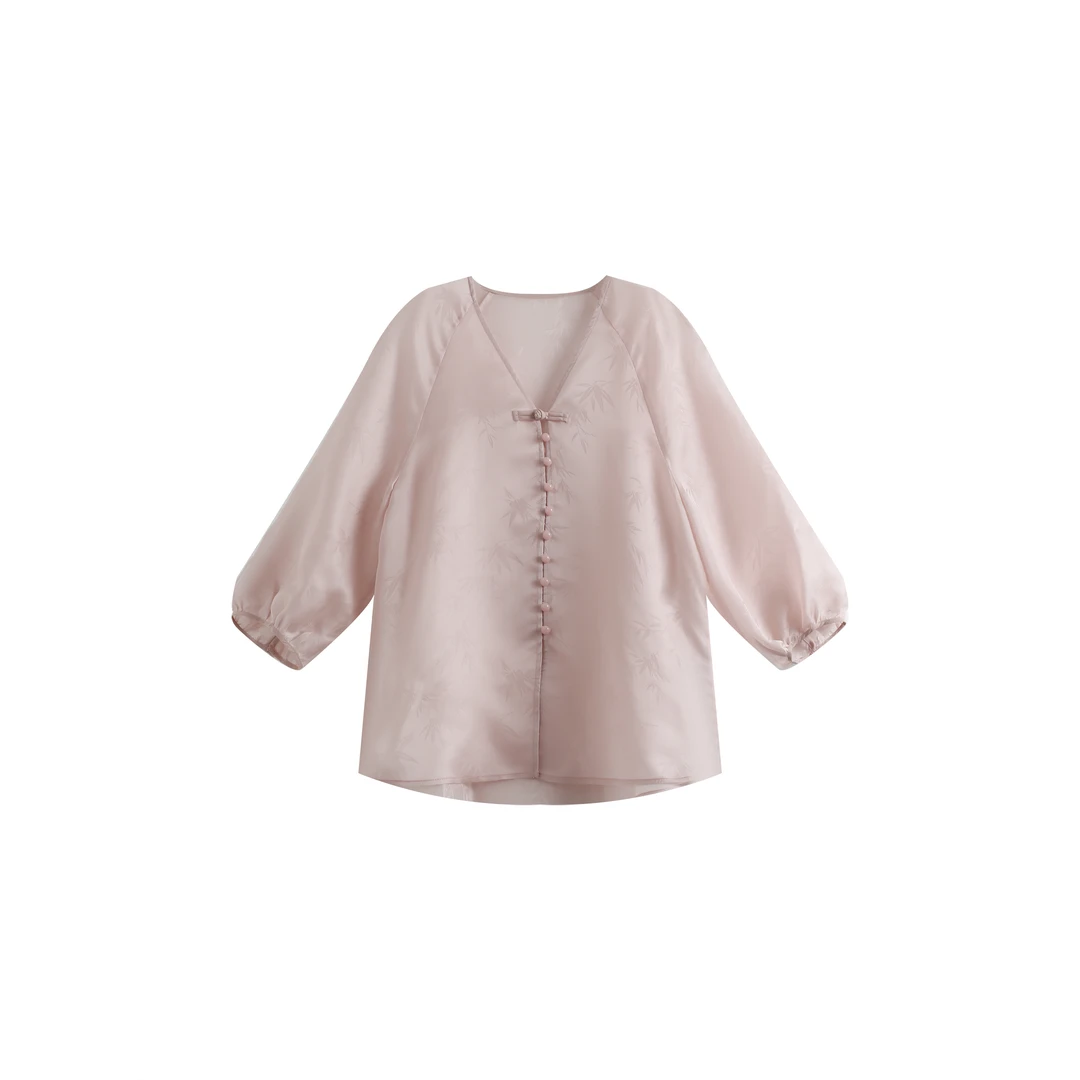 【年终回馈】女装桑蚕丝衬衫长袖YB-24S7016