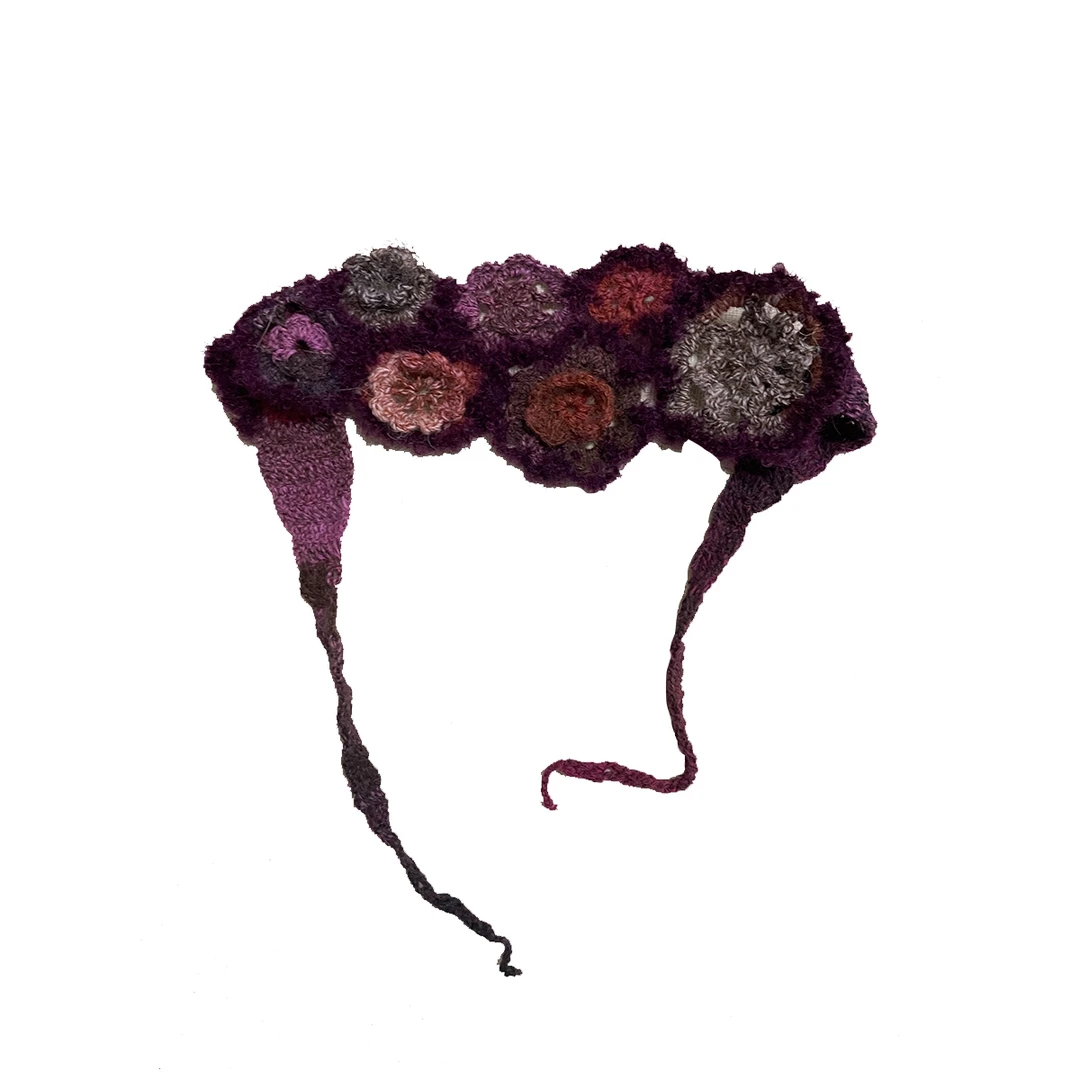 云雾里1242#原创设计复古文艺全手工钩花发带