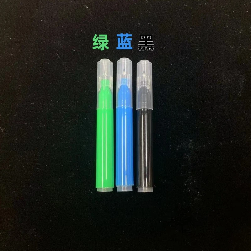 多功能签字笔 袖珍款三色记号笔 速干擦不掉掌中笔持久耐用标记笔