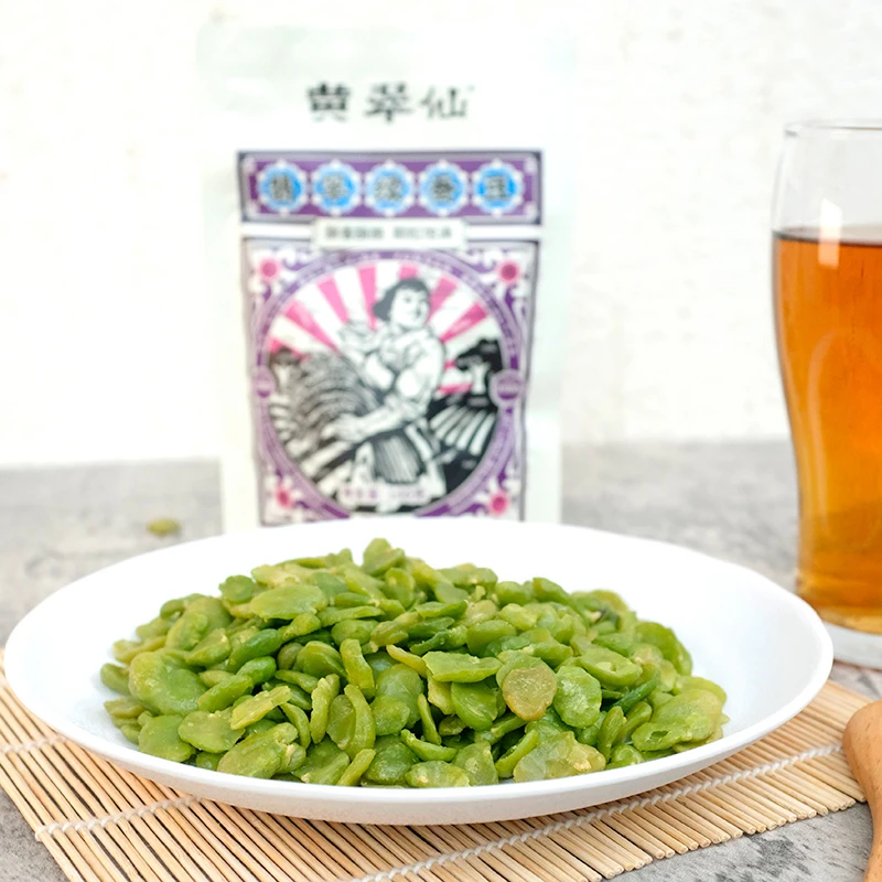 黄翠仙翡翠油炸绿蚕豆美味即食100g/袋