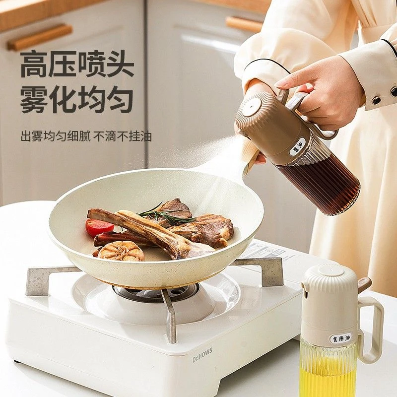 创意玻璃家用厨房空气炸锅喷油瓶食用喷雾化烧烤小油壶雾状油罐