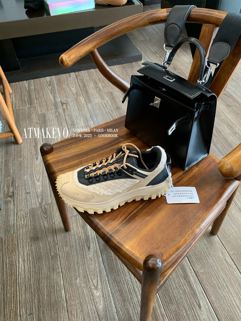 吕小布手工女鞋~老粉返场 M可莱厚底老爹鞋厚底增高运动鞋
