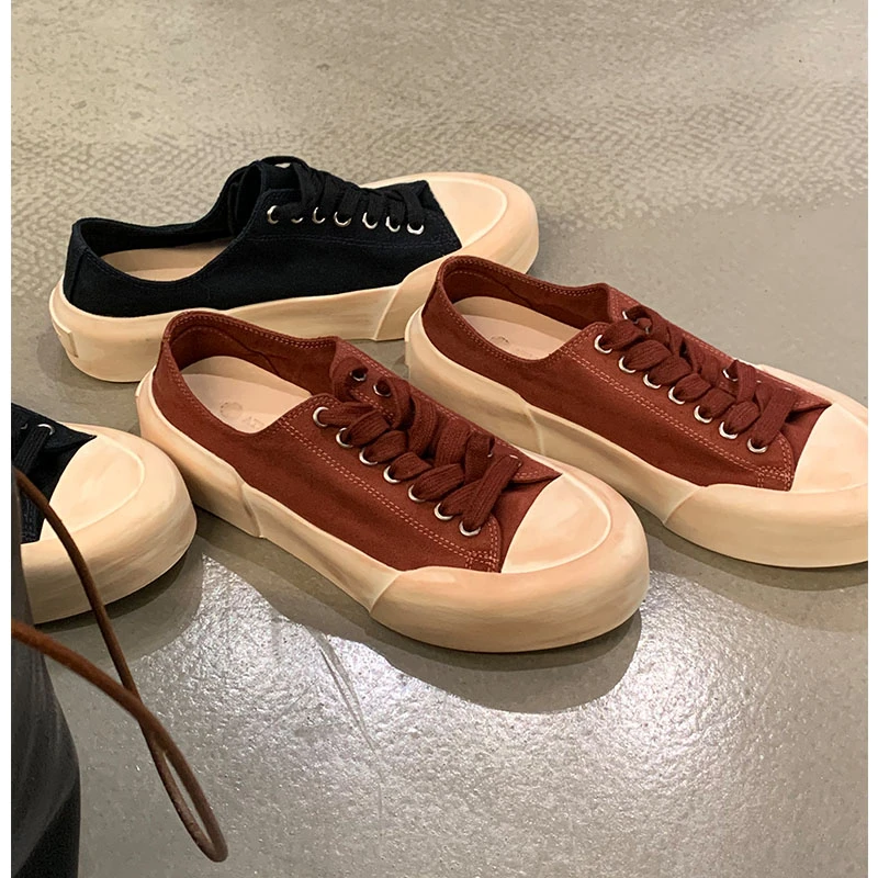 吕小布手工女鞋~新中式杨幂同款德训鞋女春秋新款运动休闲鞋0339