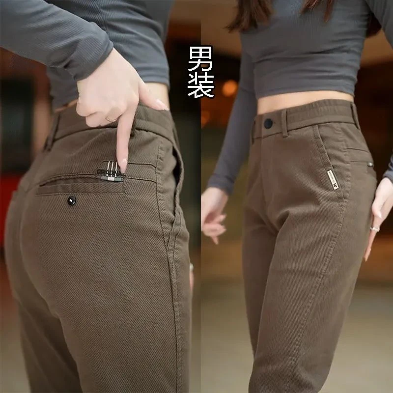 2024春秋季新款男士休闲裤轻奢百搭显瘦商务潮流高档长裤子男裤潮