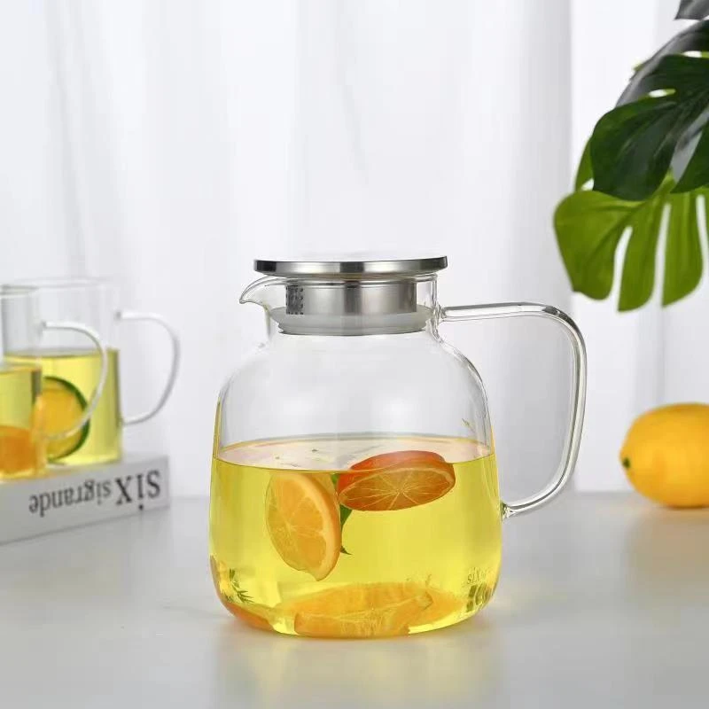 家用茶壶加热玻璃壶简约大容量加厚泡茶壶冷水壶凉水壶