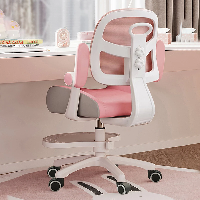 aixiang/艾想可追背儿童学习椅小学生可升降座椅学生椅单背小网椅