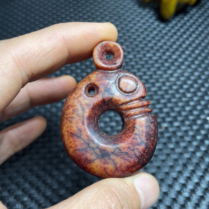 和田玉（糖玉）挂件未镶嵌