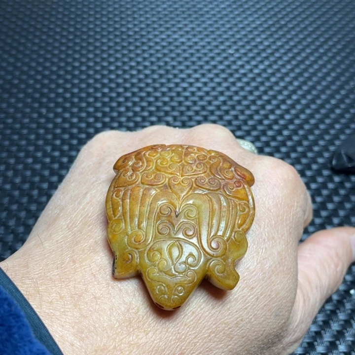 和田玉（糖玉）挂件未镶嵌