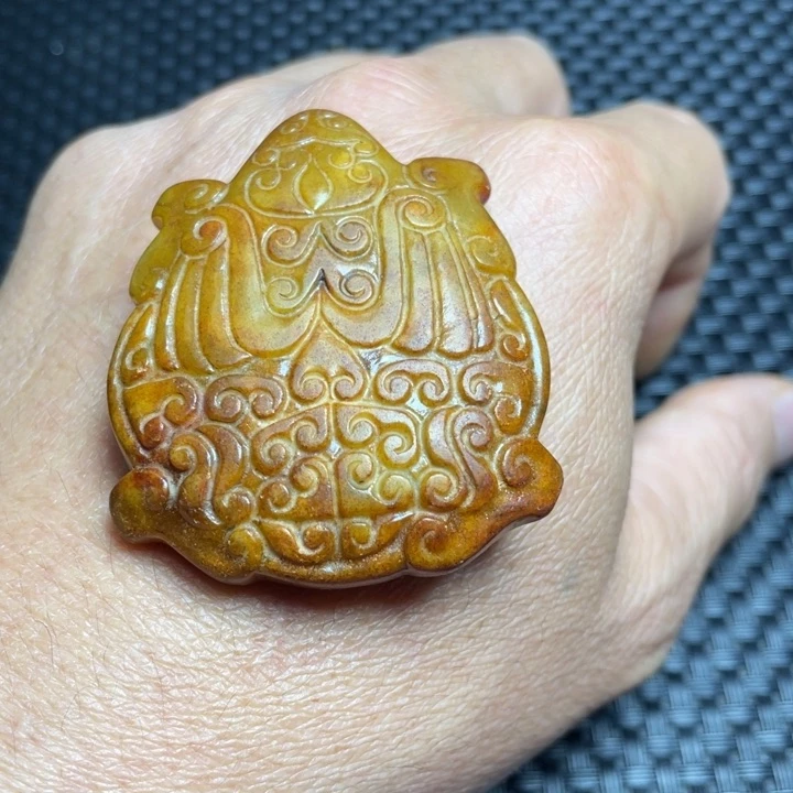 和田玉（糖玉）挂件未镶嵌