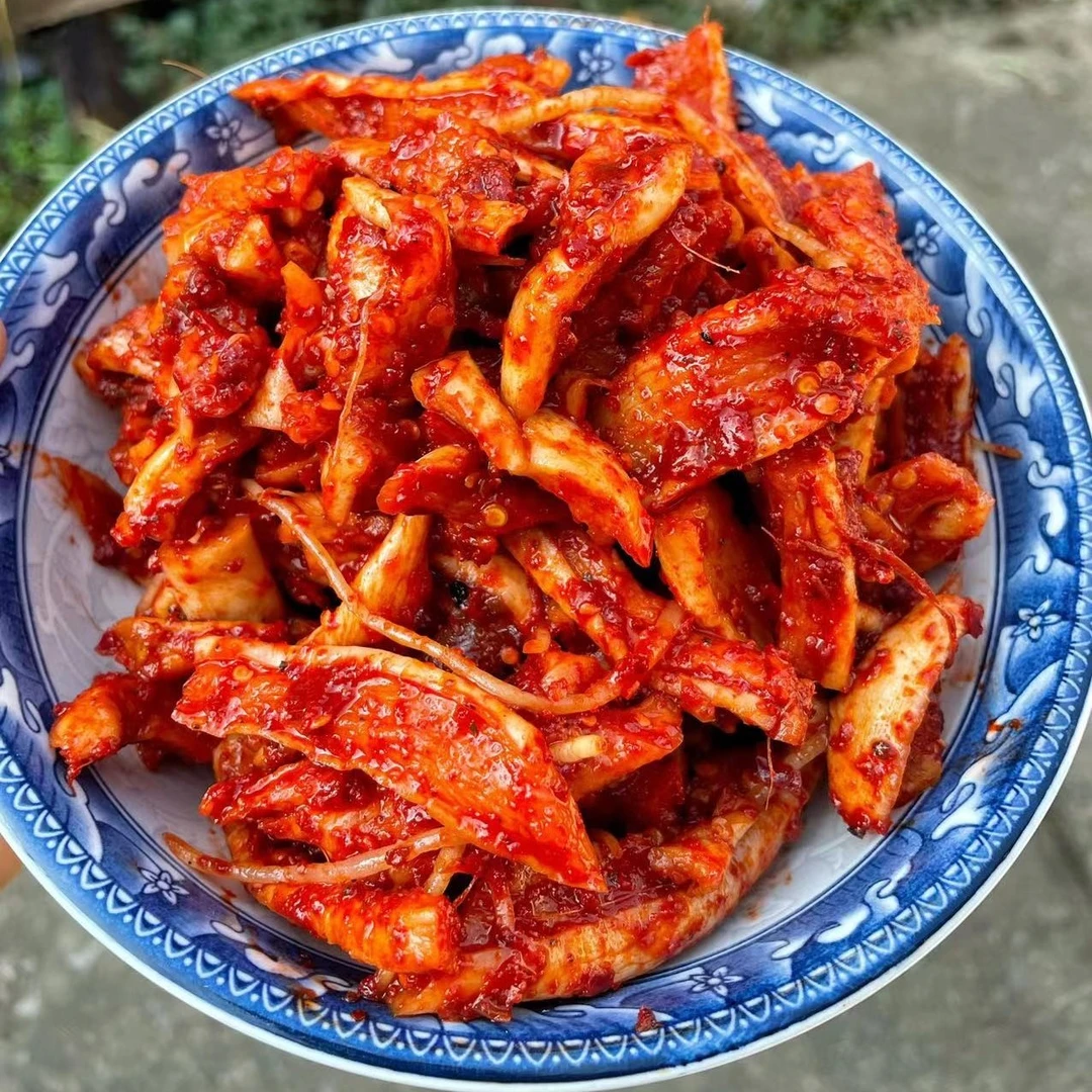 云南德宏风味特产傣家酸甜腌萝卜条500克/瓶 脆爽酸甜下饭