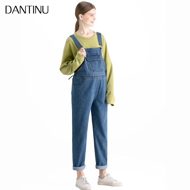 孕妇背带裤春秋季休闲大码宽松时尚韩版长裤潮妈时尚背带裤春秋款