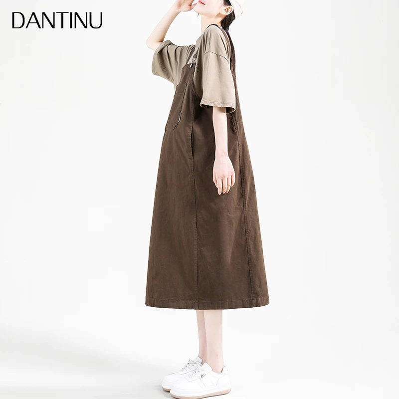 气质连衣裙夏装2024新款春夏小个子背带裙夏季大码休闲宽松吊带裙