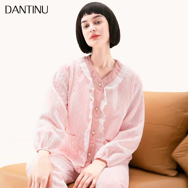 孕妇睡衣春秋产妇月子服套装长袖开衫哺乳喂奶怀孕期家居服秋季女