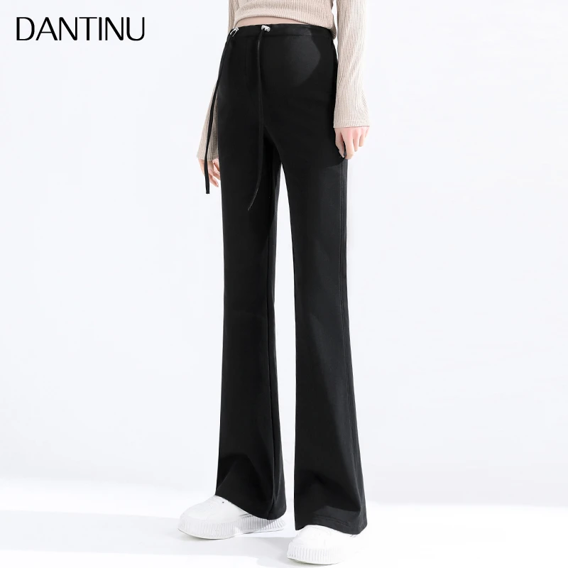 孕妇裤子春秋款外穿2024弹力显瘦无拖腹布大码加长喇叭裤春季长裤