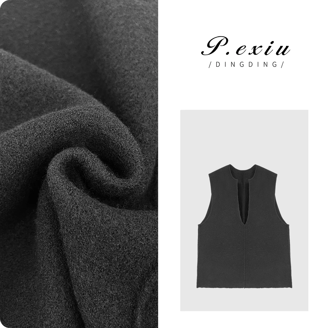 PanYiXiu/潘依绣100%绵羊毛-新复古主义无袖连衣裙 ZZ0361